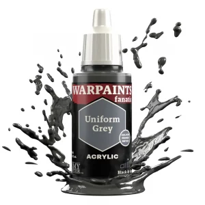The Army Painter: Warpaints Fanatic White / Grey / Black – Uniform Grey (WP3003P)