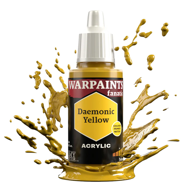 The Army Painter: Warpaints Fanatic Yellow – Daemonic Yellow (WP3093P)