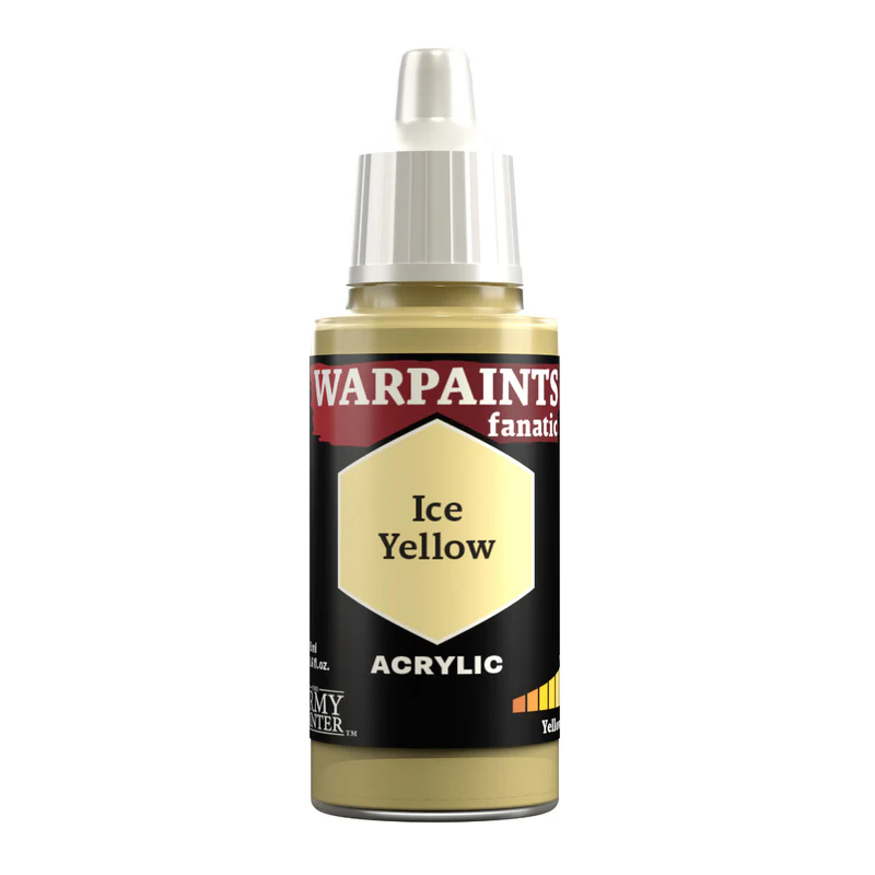 The Army Painter: Warpaints Fanatic Yellow – Ice Yellow (WP3096P)