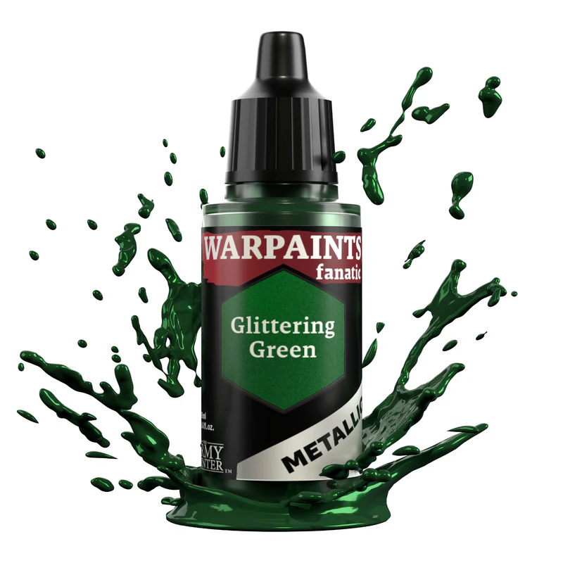 The Army Painter: Warpaints Fanatic Metallic – Glittering Green (WP3197P)