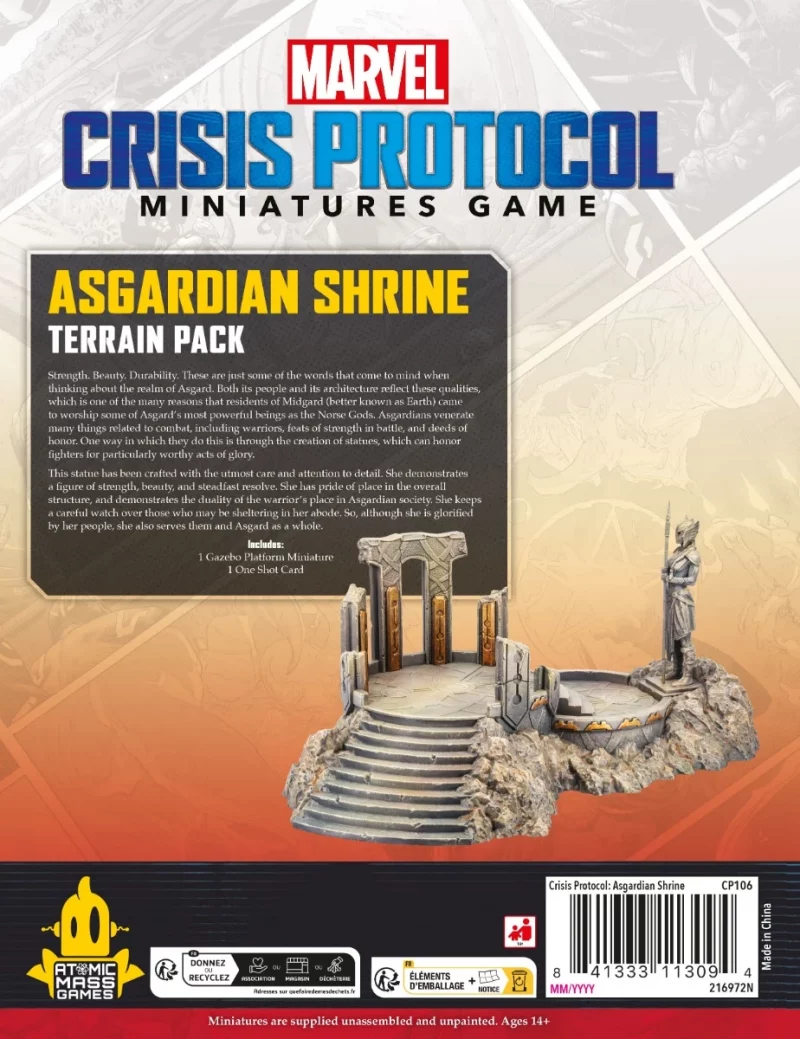 Atomic Mass Games: Marvel Crisis Protocol – Asgardian Shrine Terrain Pack (AMGD2116)
