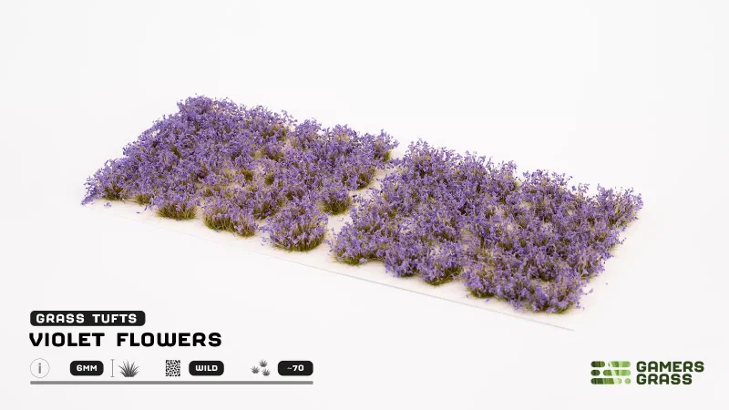 GamersGrass: BlütenTufts – Violet Flowers Wild (GGF-VI)