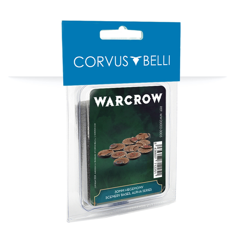 Corvus Belli: Warcrow – Zubehör – Warcrow 30mm Hegemony Scenery Bases, Alpha Series (EN) (CBWW20002)