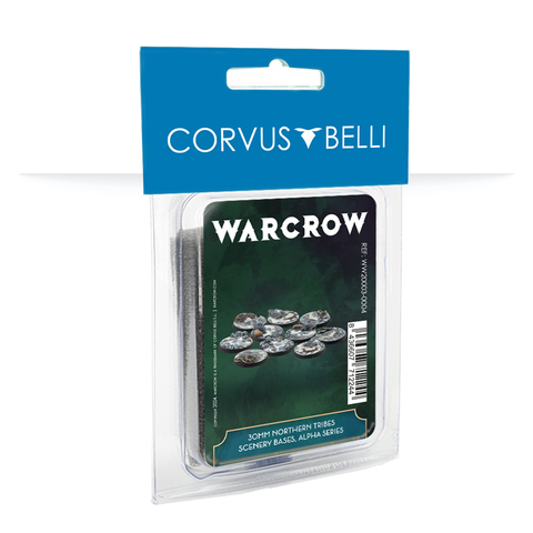 Corvus Belli: Warcrow – Zubehör – Warcrow 30mm Northern Tribes Scenery Bases, Alpha Series (EN) (CBWW20003)