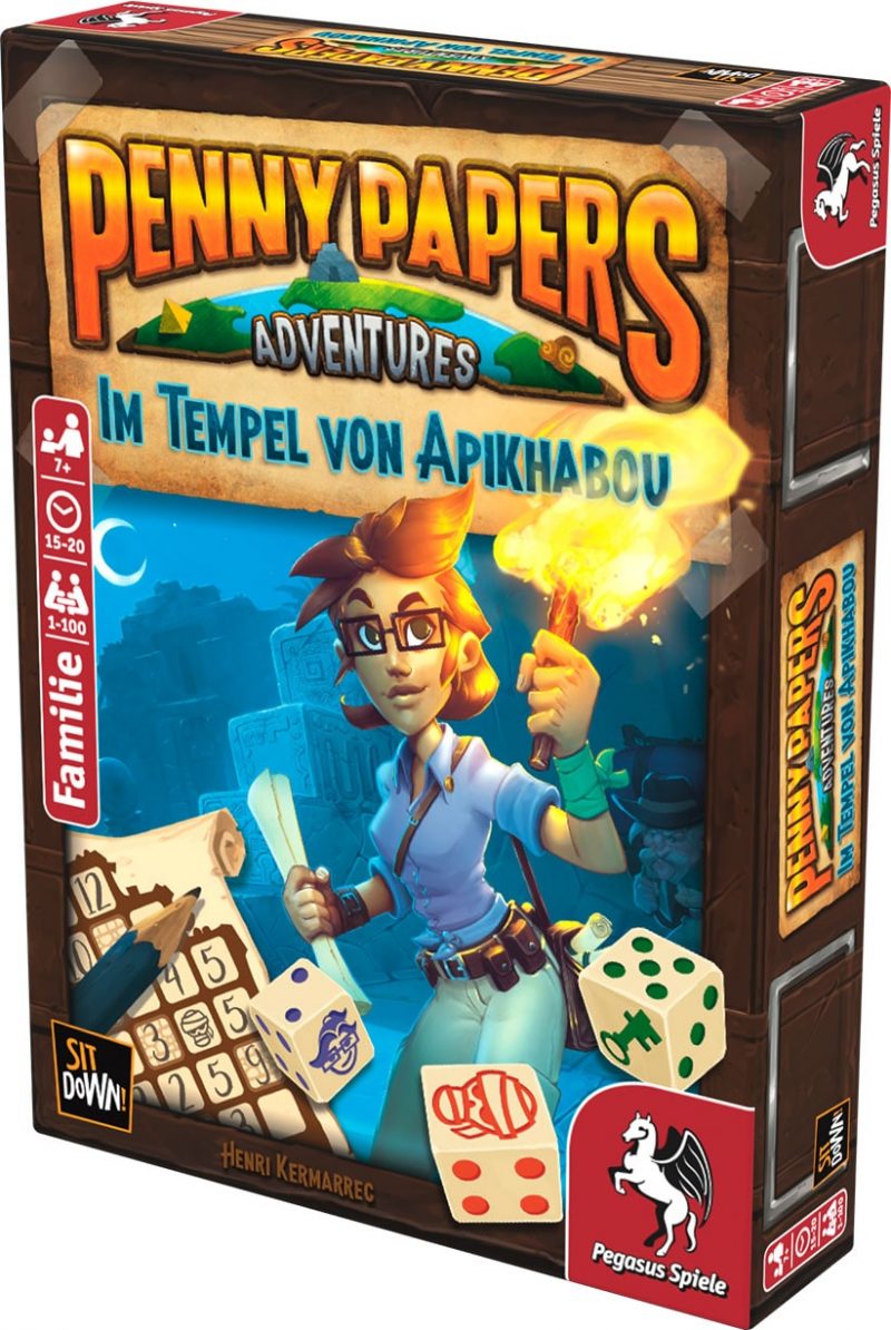 Pegasus Spiele: Penny Papers Adventures – Im Tempel von Apikhabou (DE) (17650G)