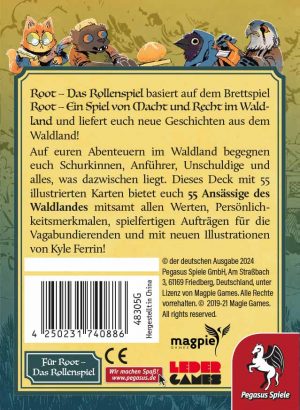 Pegasus Spiele: Root – Das Rollenspiel – Waldlanddeck (DE) (48305G)