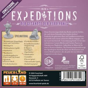 Feuerland Spiele: Expeditions – Der Gesandte der Verderbnis (DE) (1378-1854)