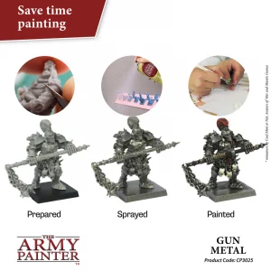 The Army Painter: Color Primer – Grundierung – Gun Metal 400 ml (CP3025S)