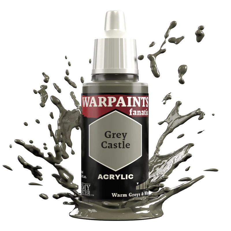 The Army Painter: Warpaints Fanatic White / Grey / Black – Grey Castle (WP3007P)
