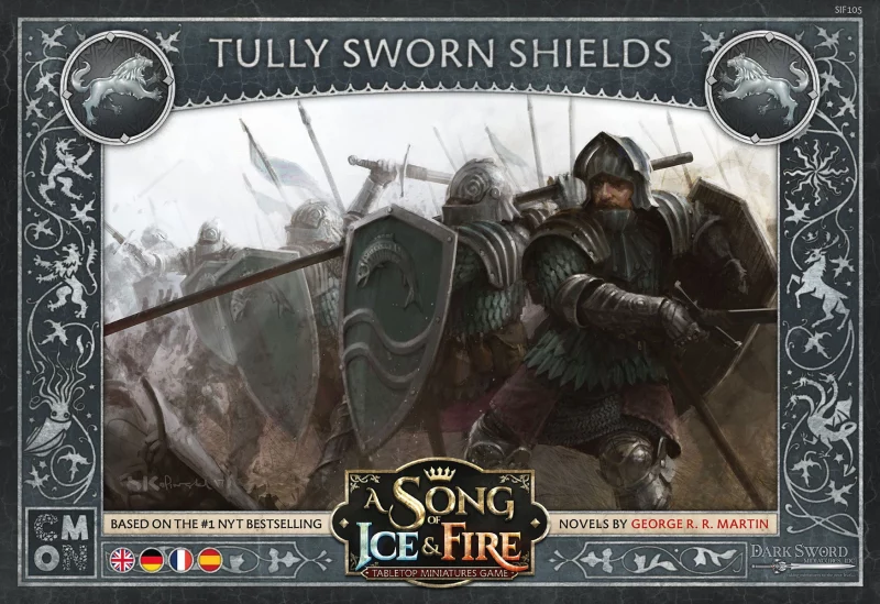 Cool Mini Or Not: A Song of Ice & Fire – Haus Stark ASoIaF – Tully Sworn Shields (DE) (CMND0193)