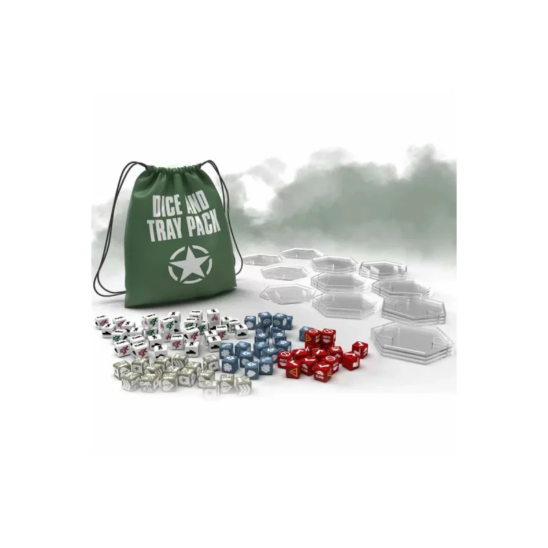 Bad Crow Games: Company of Heroes – 2nd Edition – Dice and Vehicle Tray Pack (EN) (BCG_CoH2_DicePack)
